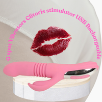 Dual Pleasure G-Spot Vibrator with Clitoral Stimulator – USB Rechargeable