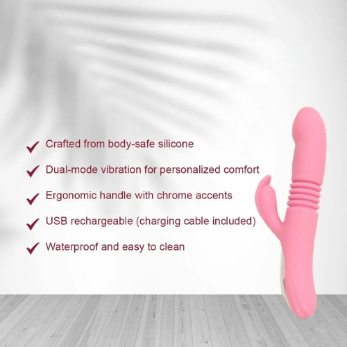 Dual Pleasure G-Spot Vibrator with Clitoral Stimulator – USB Rechargeable
