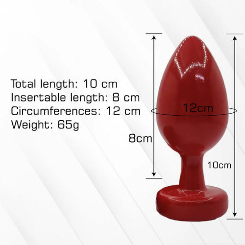 Elegant Multy Color Diamond Anal Plug for Women – Soft Silicone, Secure Fit