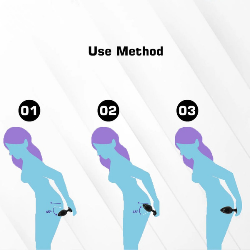 Elegant Multy Color Diamond Anal Plug for Women – Soft Silicone, Secure Fit