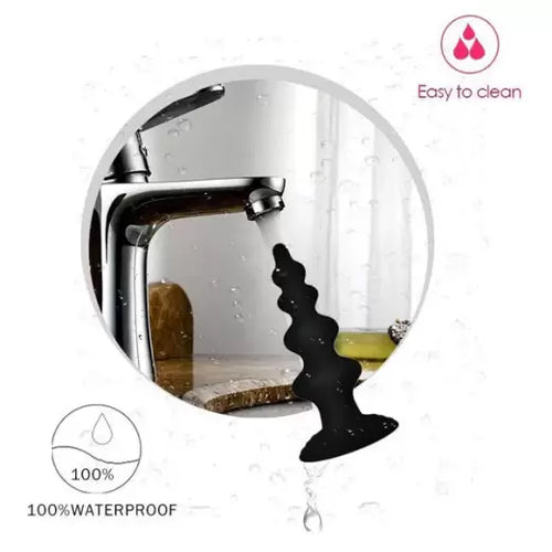 5 Beads Flexible Anal Toy Butt Plug For Men And Women