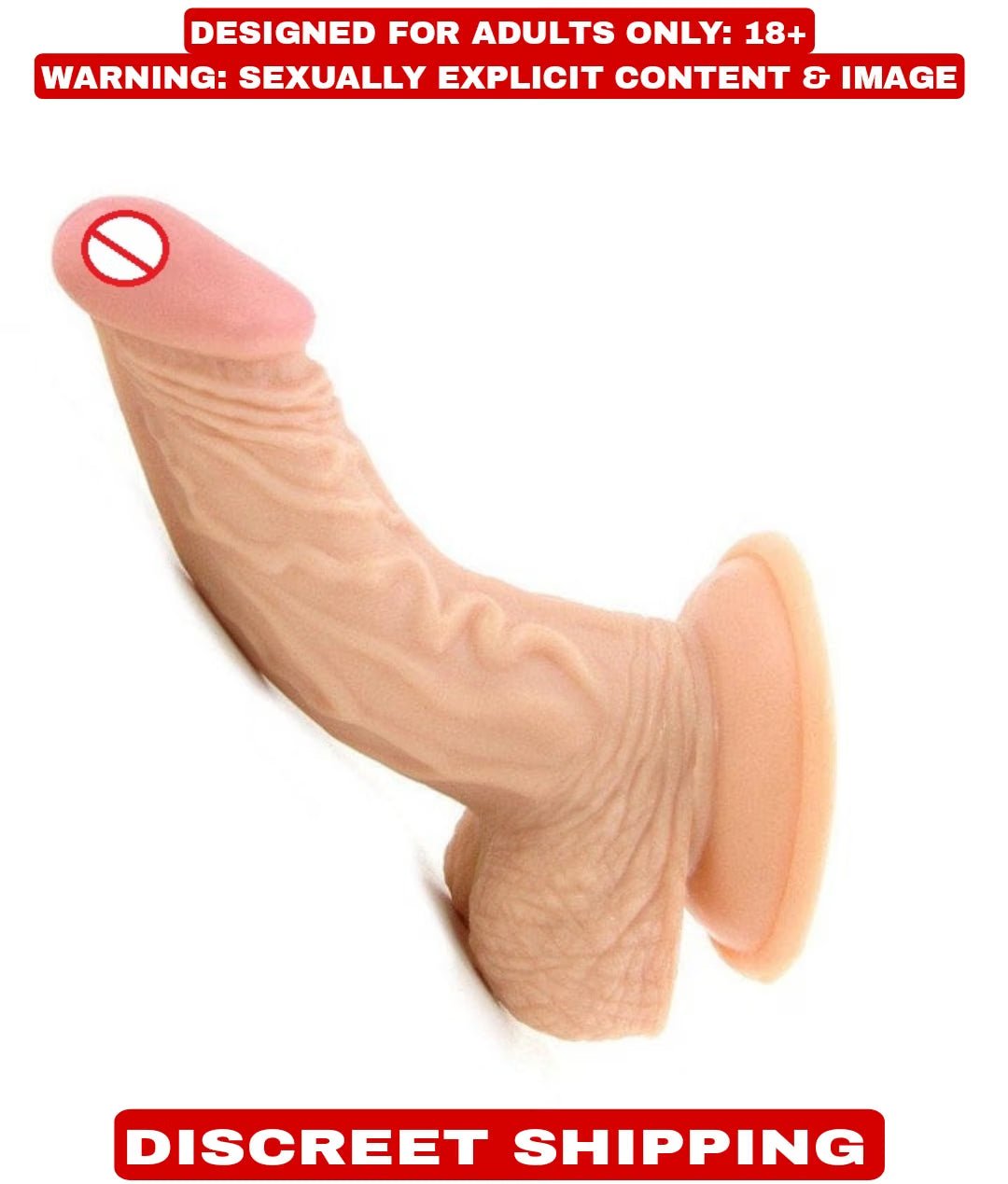 7 Inch Realistic Suction Cup Dildo For Women