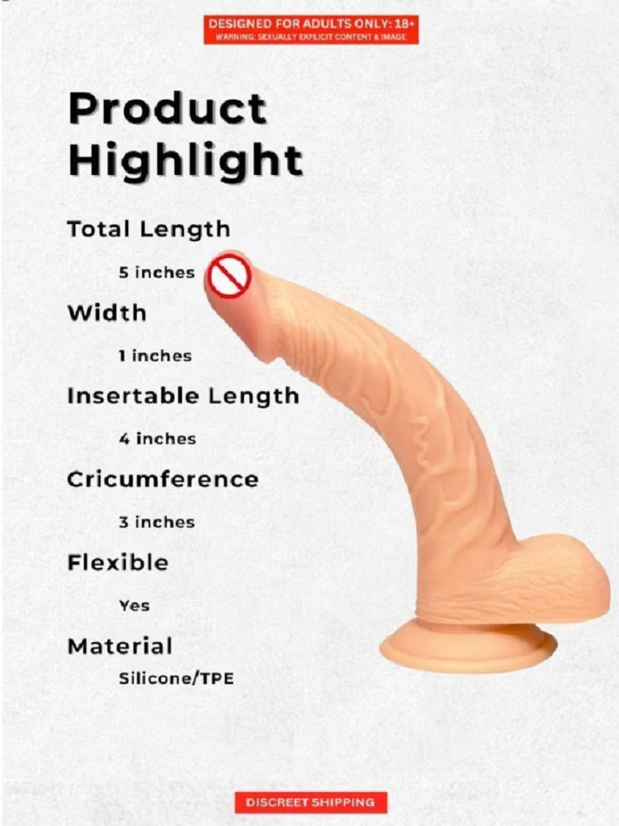 7 Inch Realistic Suction Cup Dildo For Women