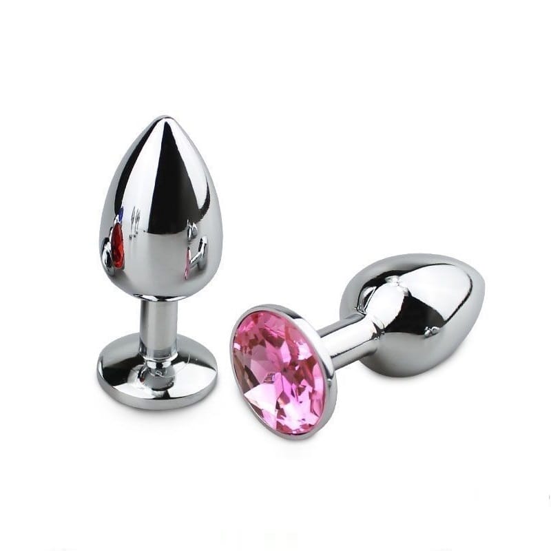 Elegant Diamond Anal Plug for Women – Soft Silicone, Secure Fit