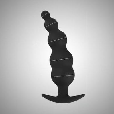 5 Beads Flexible Anal Toy Butt Plug For Men And Women